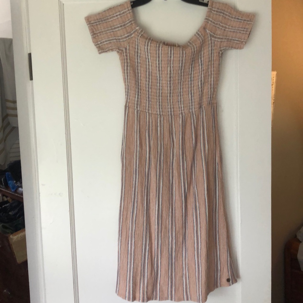 Off the shoulder smocked sundress Roxy